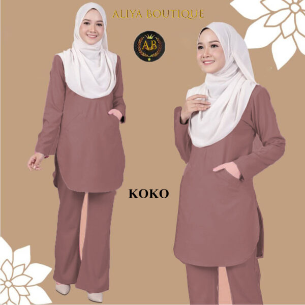 Modern Pocket Dress for Stylish Muslimah Women.
