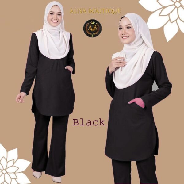Modern Pocket Dress for Stylish Muslimah Women.