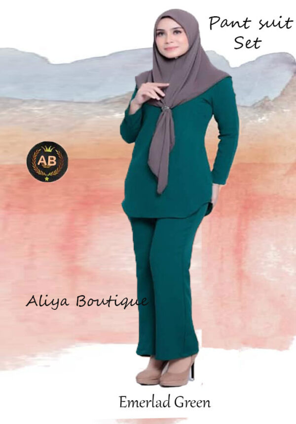Set Pint Suit Elegan untuk Muslimah