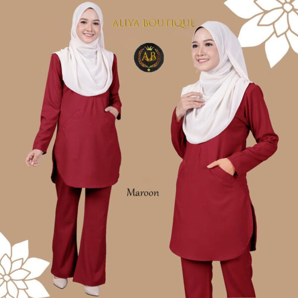 Modern Pocket Dress for Stylish Muslimah Women.