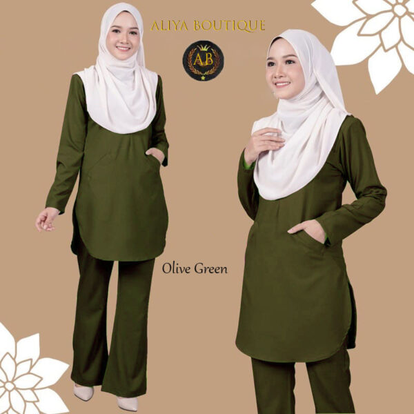 Modern Pocket Dress for Stylish Muslimah Women.