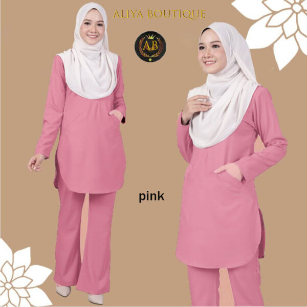 Modern Pocket Dress for Stylish Muslimah Women.