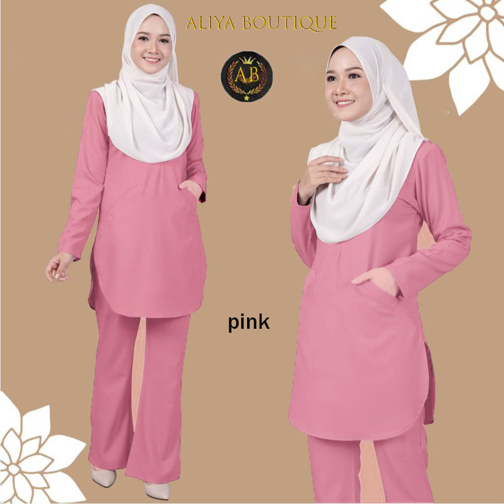 Modern Pocket Dress for Stylish Muslimah Women.