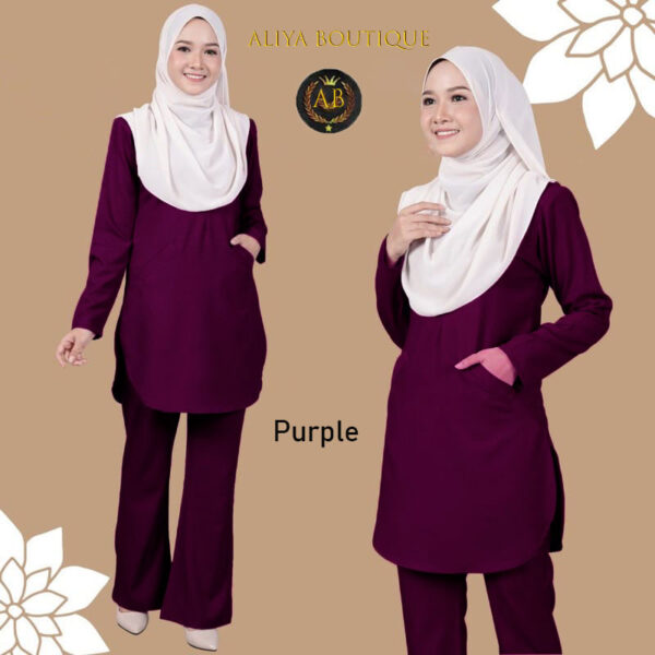 Modern Pocket Dress for Stylish Muslimah Women.