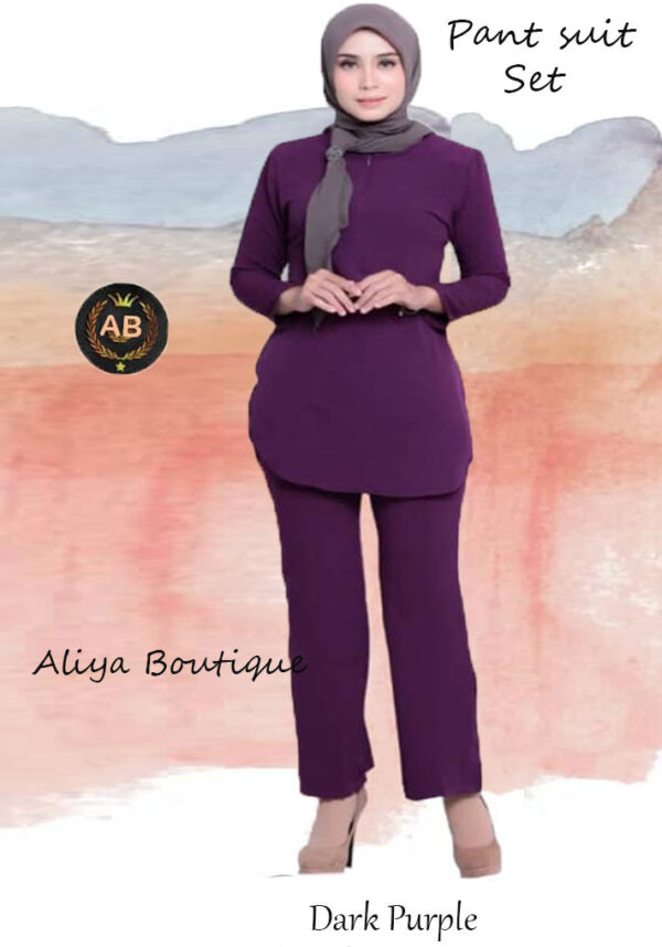 Set Pint Suit Elegan untuk Muslimah